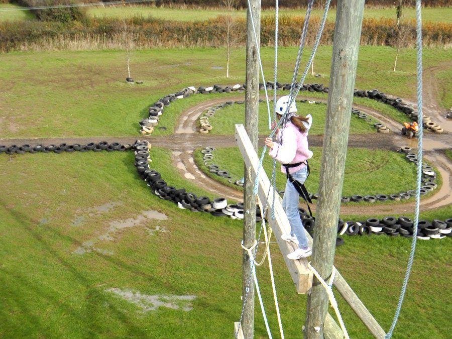 High Ropes Climbing Course at Adventures Wales High Ropes Climbing Course at Adventures Wales