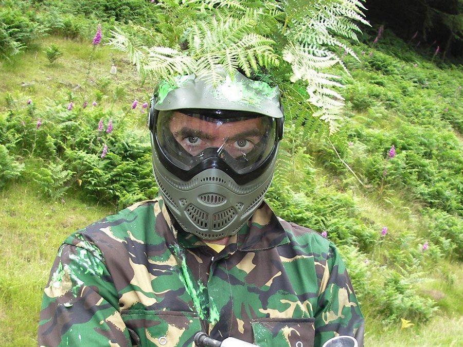 Paintballing activity days at Adventures Wales Parc Newydd Farm, Heol Drewi, Pyle, Bridgend CF36 3EX